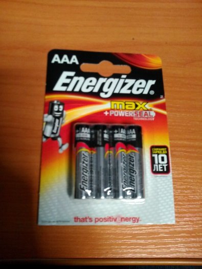 Батарейки ААА Energizer