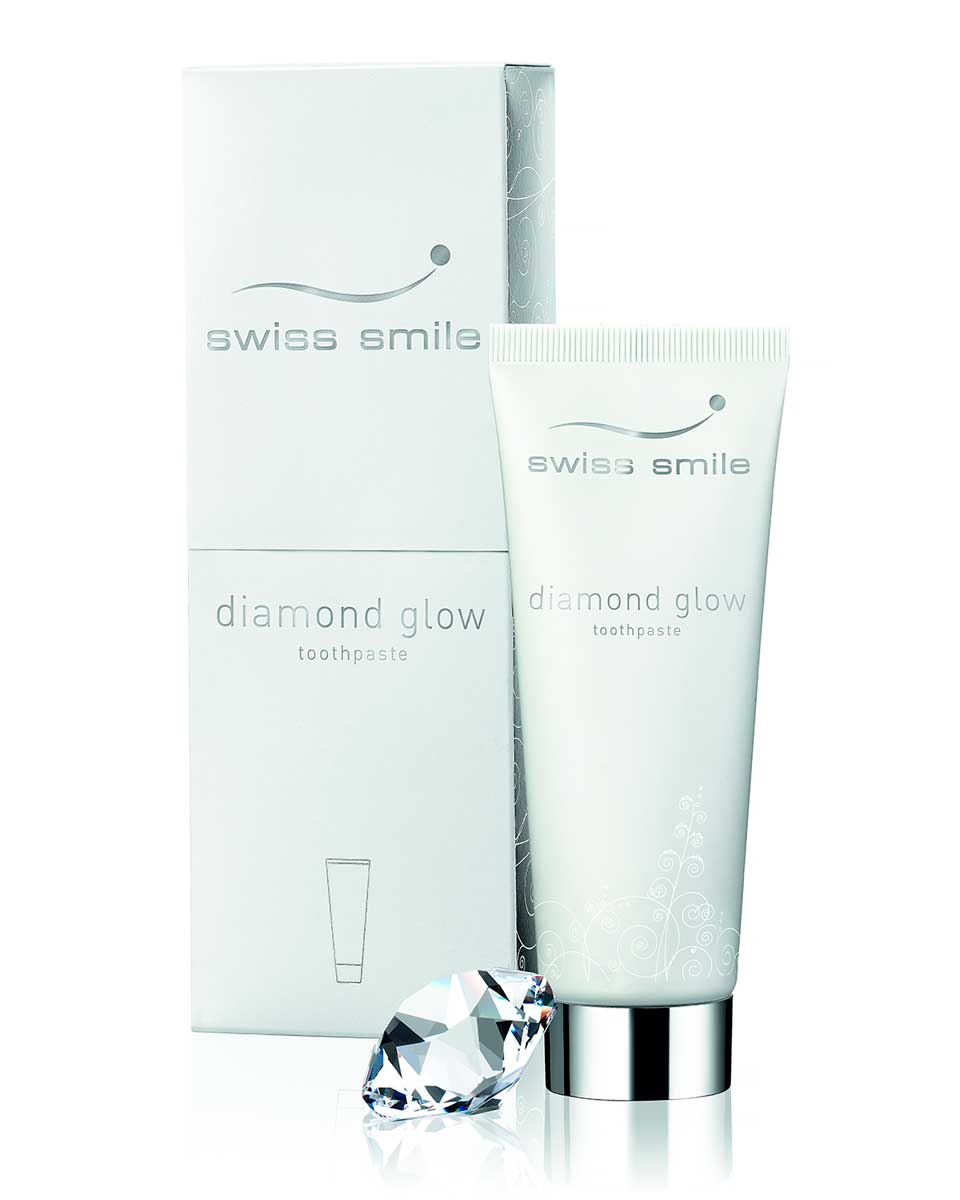 Отбеливающая зубная паста Diamond Glow Brightening Swiss Smile