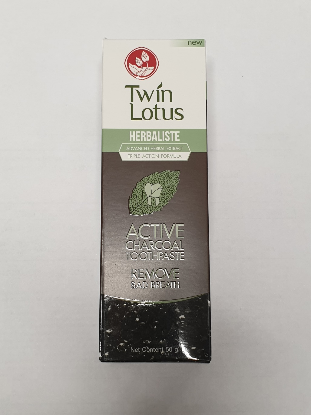 Зубная паста Twin Lotus угольная 1 шт./50 гр.