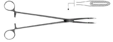 Корнцанг прямой J-18-046 (Dressing forceps, straight)