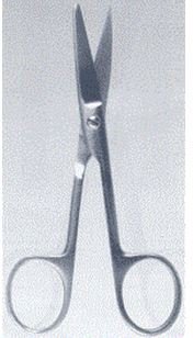 Ножницы  с одним острым концом, прямые, изогнутые Н-232 (One point sharp scissors straight, curved)