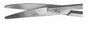 Ножницы  тупоконечные вертикально-изогнутые Н-234 (Blunt scissors vertically curved)