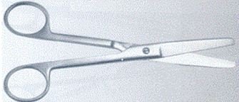 Ножницы тупоконечные прямые Н-236 (Blunt scissors straight)