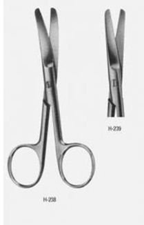 Ножницы  хирургические прямые Н-239 (Surgical scissors, straight)