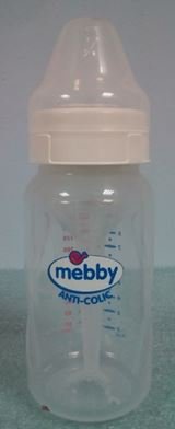 Бутылочка с 1 по 2 этап с антиколиковой системой 300 мл. MEBBY