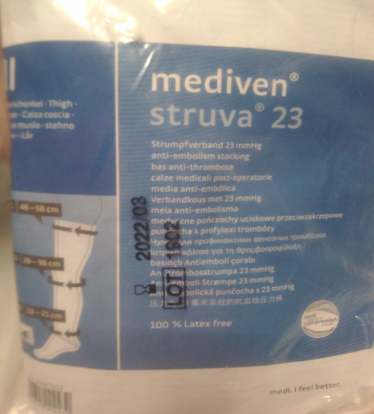 Госпитальные чулки для операции 2 класс компрессии Mediven Struva 23