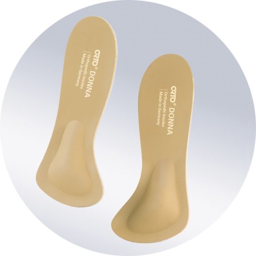 Ортопедические полустельки для открытой обуви ORTO Donna
