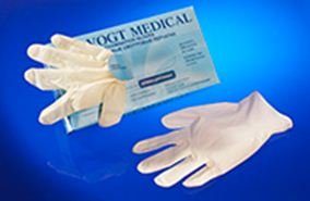 Перчатки смотровые VOGT MEDICAL нестерильные латексные неопудренные, размер M