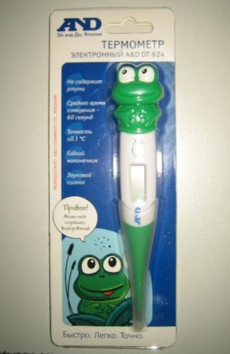 Термометр электронный детский (Лягушка) DT - 624 А&D