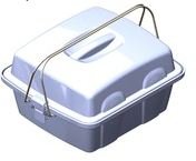 Укладка-контейнер УКП-100-01  для доставки проб биологического материала в пробирках и флаконах